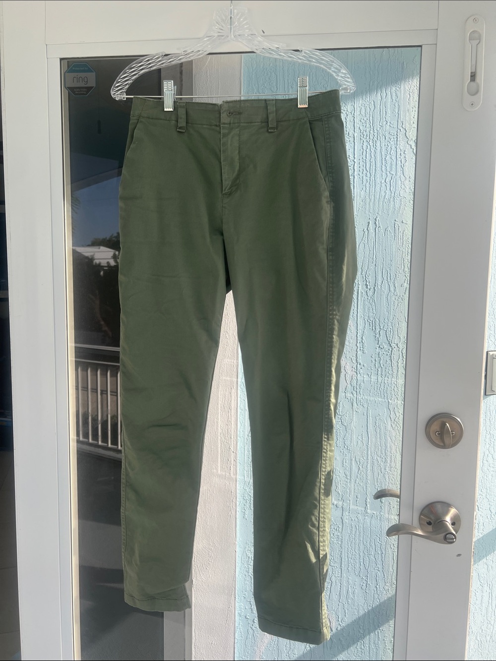 Woman’s Olive Green Chino Pants
